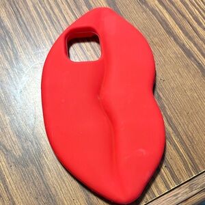 iPhone 14 Red Lip-Shaped Phone Case